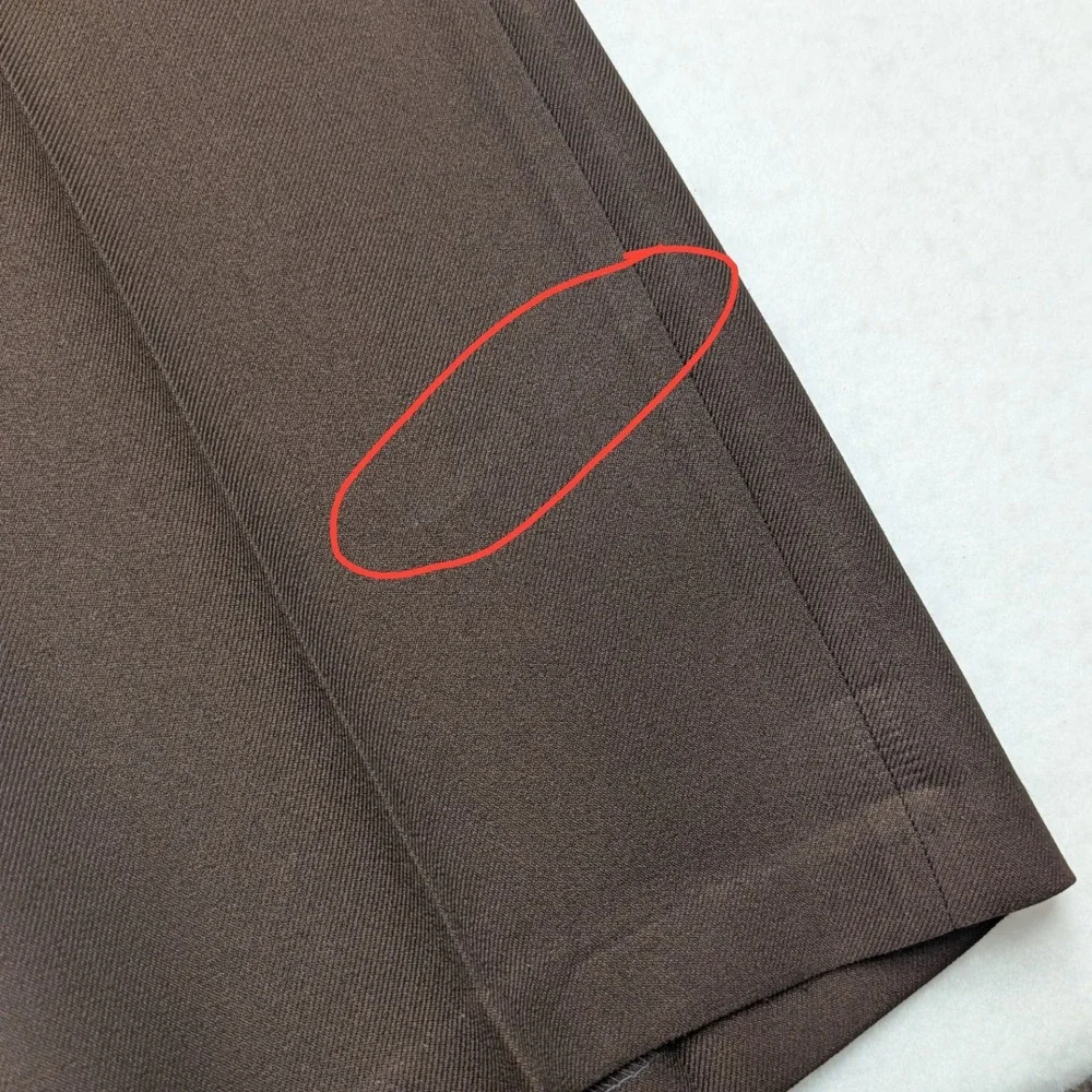 Vintage Levi's Action Slacks Mens 35x32.5 Brown Straight Leg Dress Pants